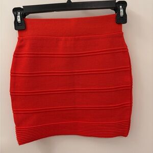 Hera Vibrant Orange Mini Skirt (size M)